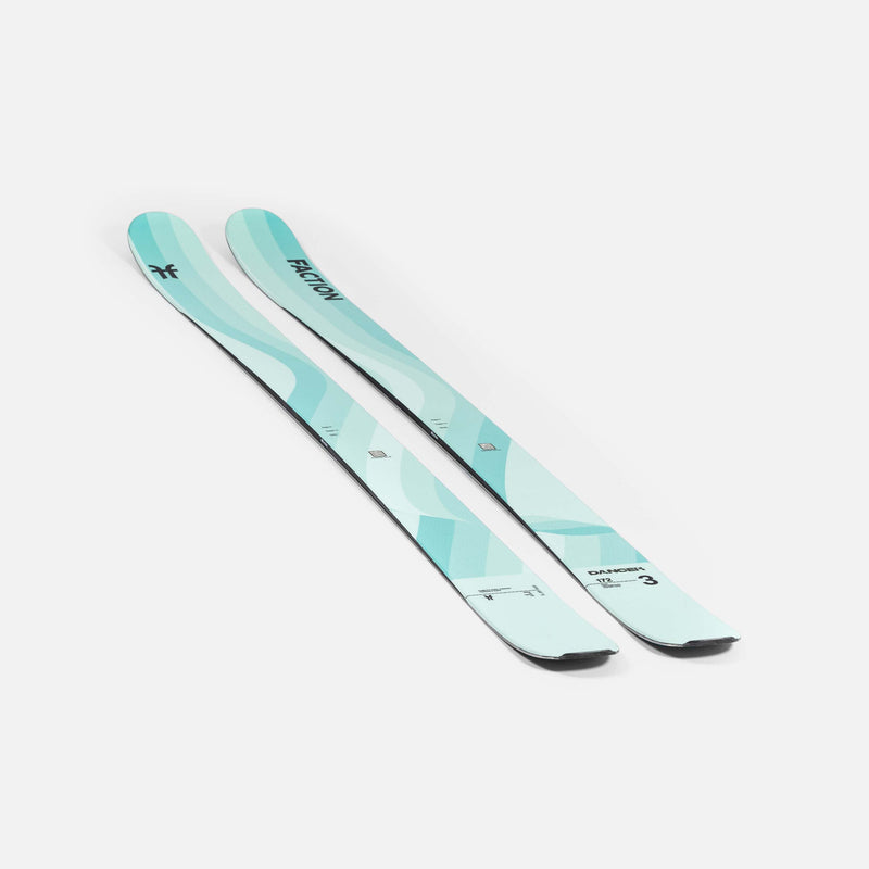 Close-up of turquise Dancer 3 Freeride and all-mountain ski 2026