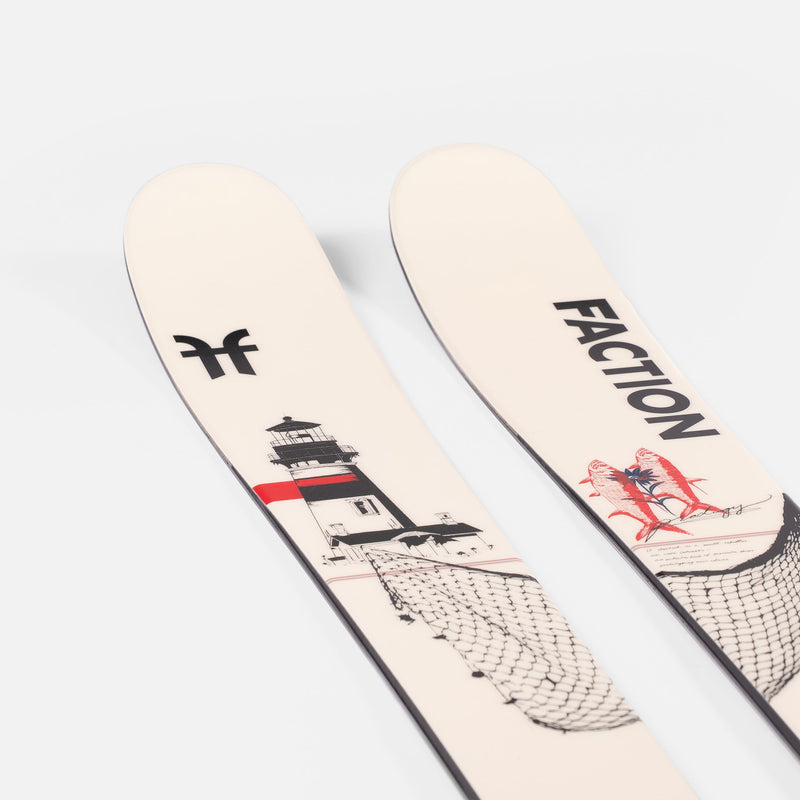 Faction Prodigy 2 Capsule freestyle and all-mountain ski studio close up shot 2026