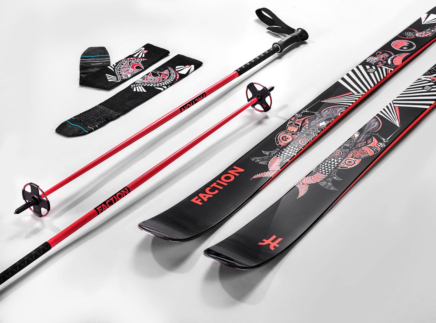 Kengo X Faction Skis X Stance Socks Collab