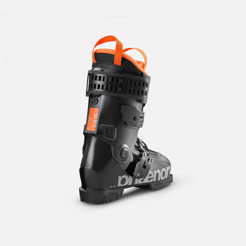 Black and red phaenom fs 02 110 ski freestyle all mountain piste boot back product shot