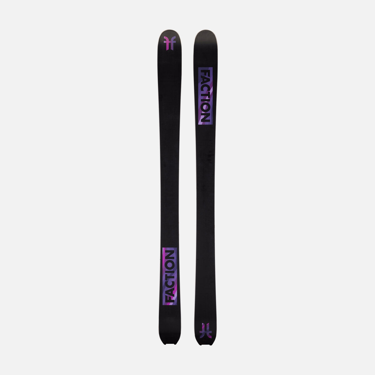 Bases of Black and purple Faction La Machine Grom touring ski  2026