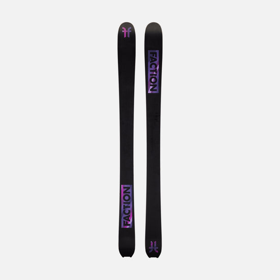 Bases of Black and purple Faction La Machine Grom touring ski  2026