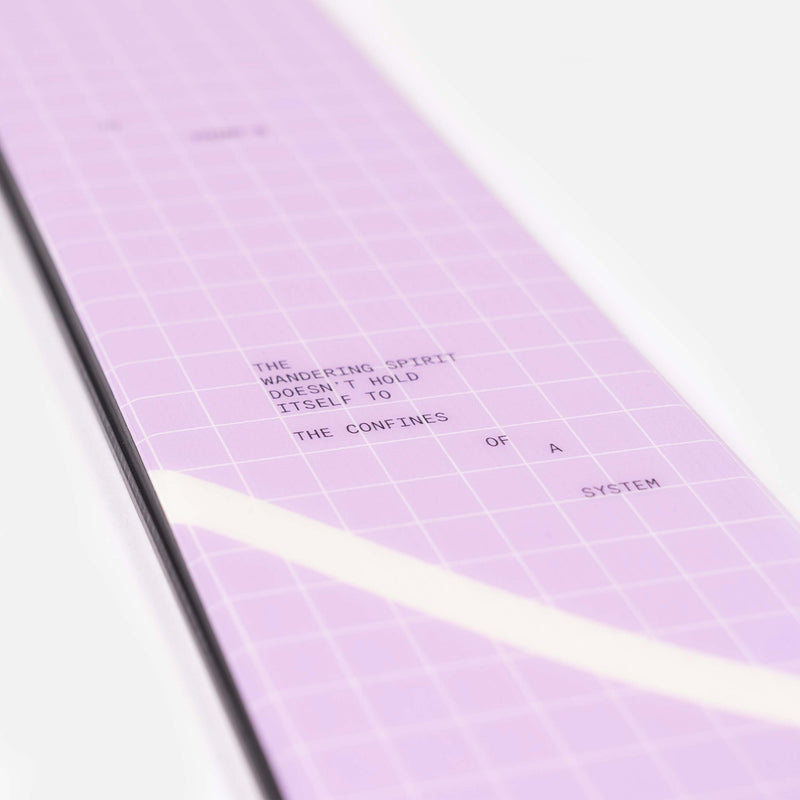 Faction Agent 1 purple touring ski close up shot 2026