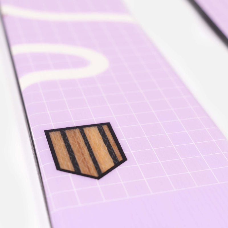 Faction Agent 1 purple touring ski close up shot 2026