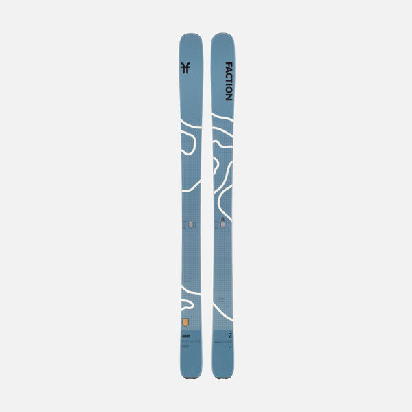 Faction Agent 2 blue free touring ski topsheet 2026