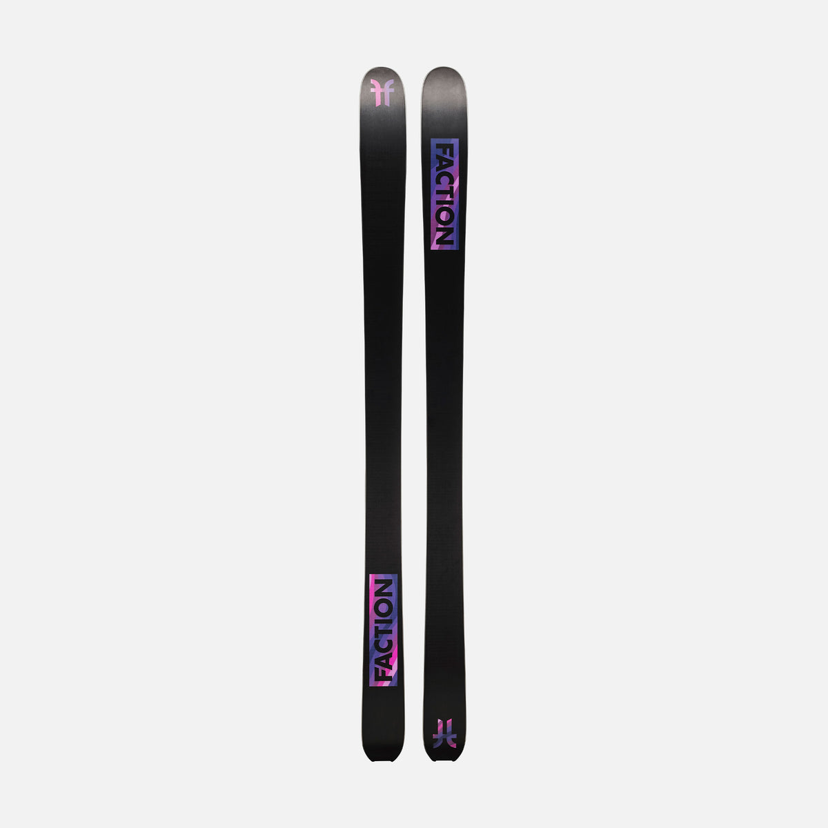 Bases of Black and purple Faction La Machine 1 touring ski  2026