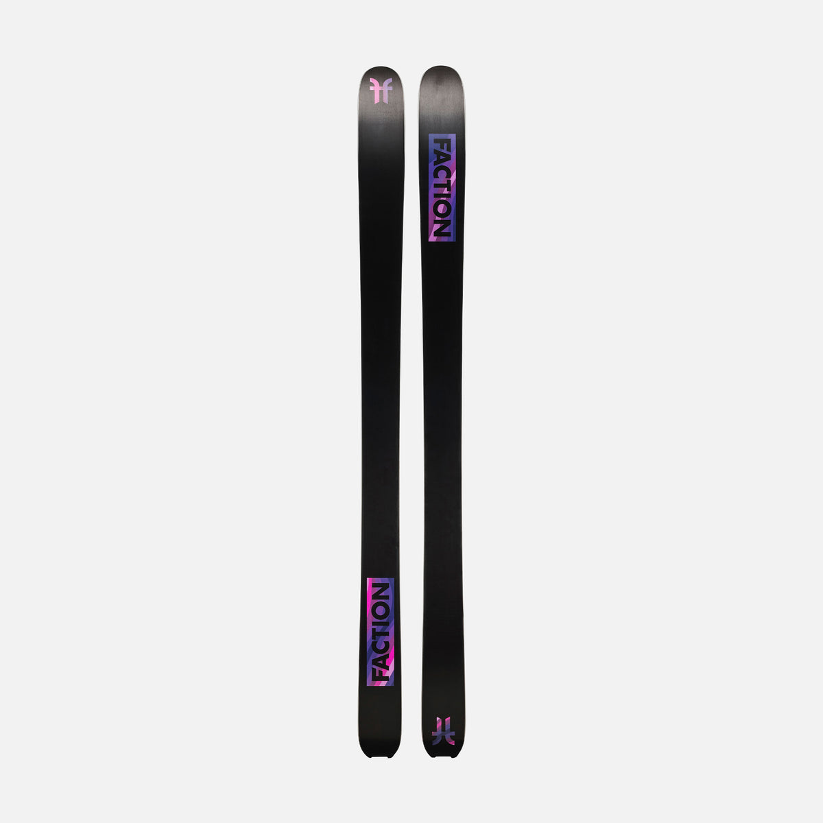 Bases of Black and purple Faction La Machine 2 touring ski  2026