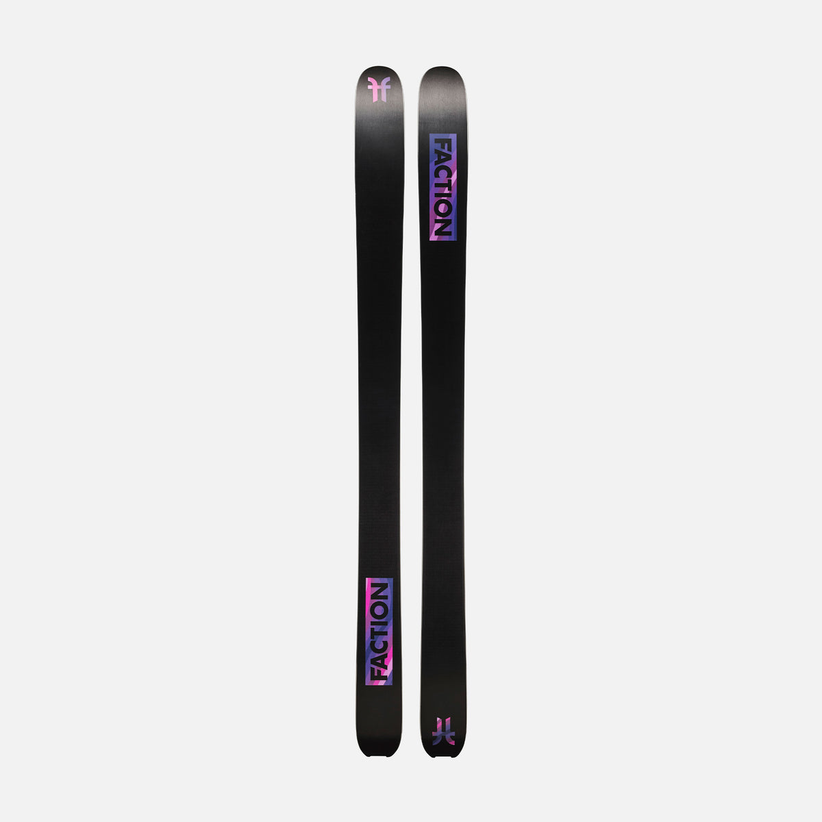 Bases of Black and purple Faction La Machine 3 touring ski  2026
