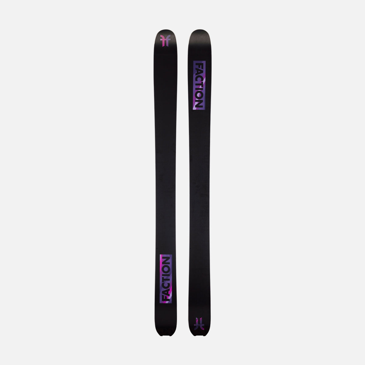 Bases of Black and purple Faction La Machine 4 touring ski  2026