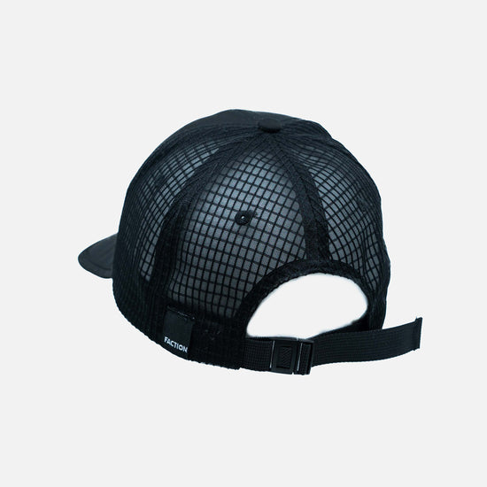 Faction skis black and purple La Machine lightweight hat back