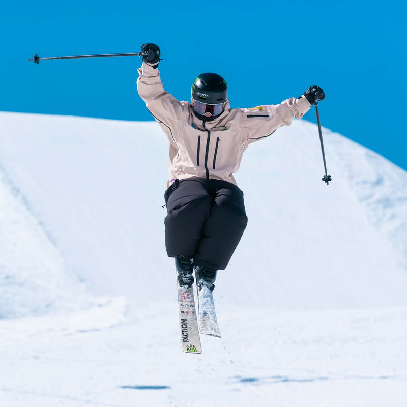 Freestyle skier jumping with Faction Prodigy 1 Capsule skis 2026