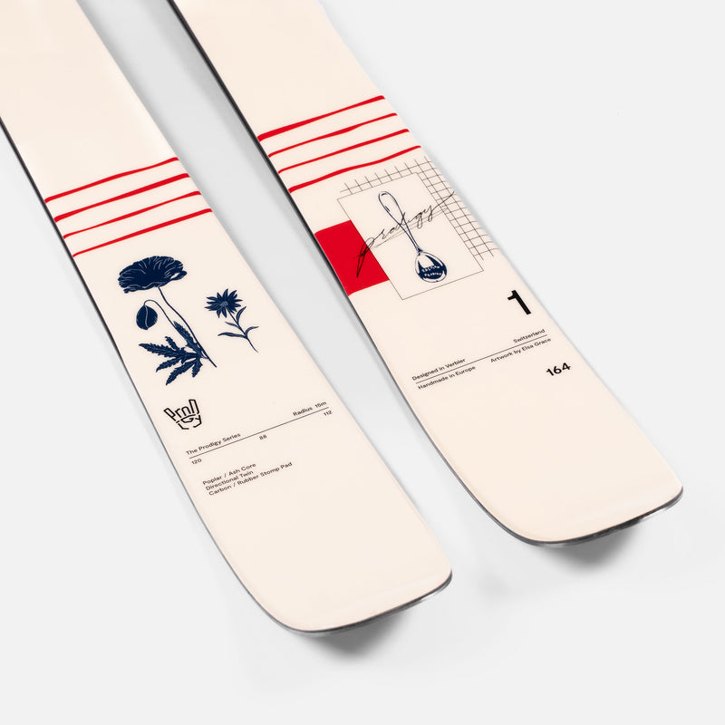 Faction Prodigy 1 Capsule freestyle and all-mountain ski studio close up shot 2026