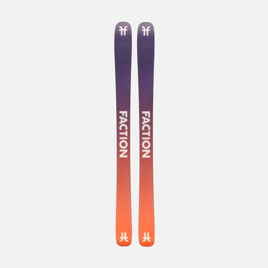 Base of white Faction Prodigy 2 Capsule freestyle and all-mountain ski 2026