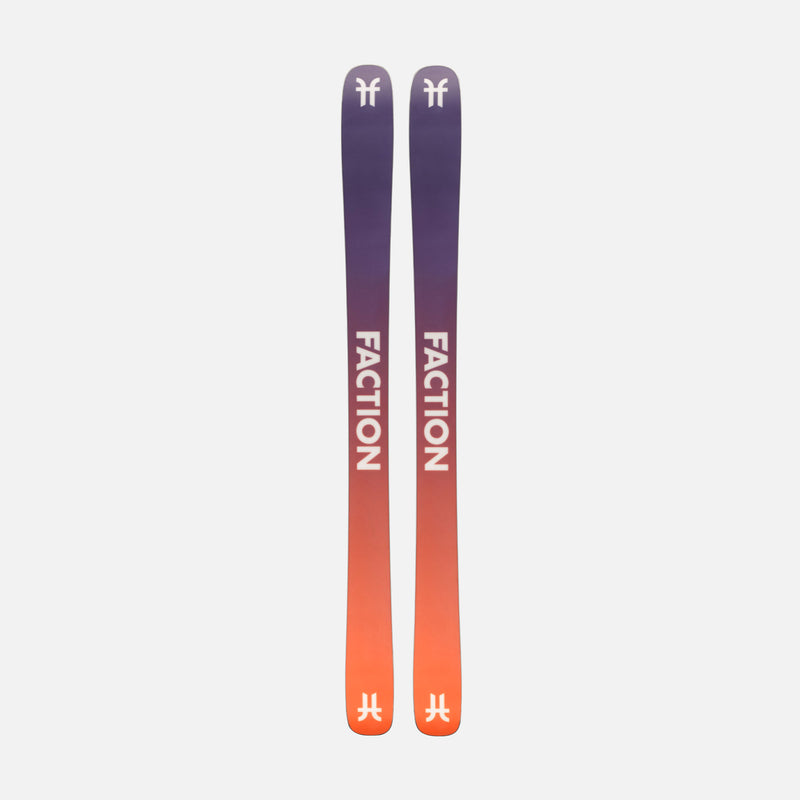 Base of white Faction Prodigy 2 Capsule freestyle and all-mountain ski 2026