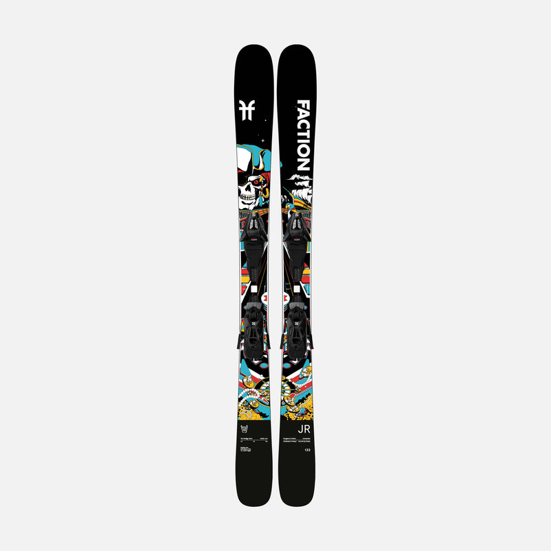 Kid freestyle and all-mountain ski Faction Prodigy JR Topsheet with bindings 