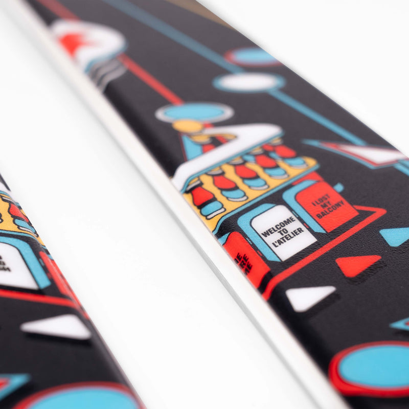 Kid freestyle and all-mountain ski Faction Prodigy JR Closeup  