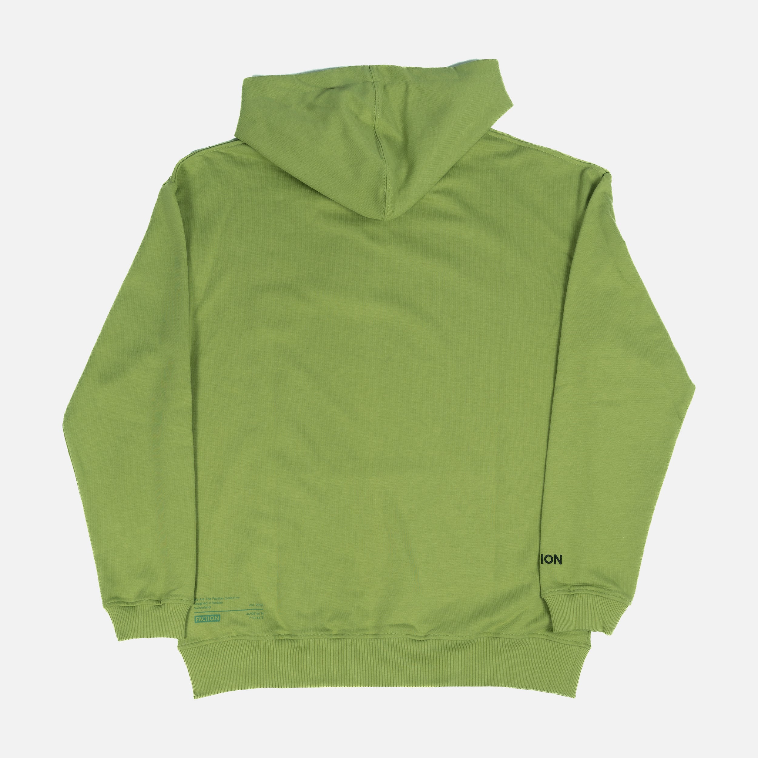 Classic Hoodie Khaki Green Faction Skis