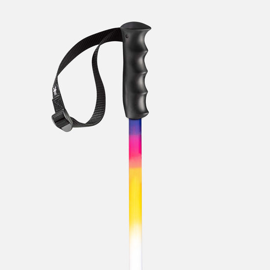 Faction Lite Pole white and colorful ski pole handle