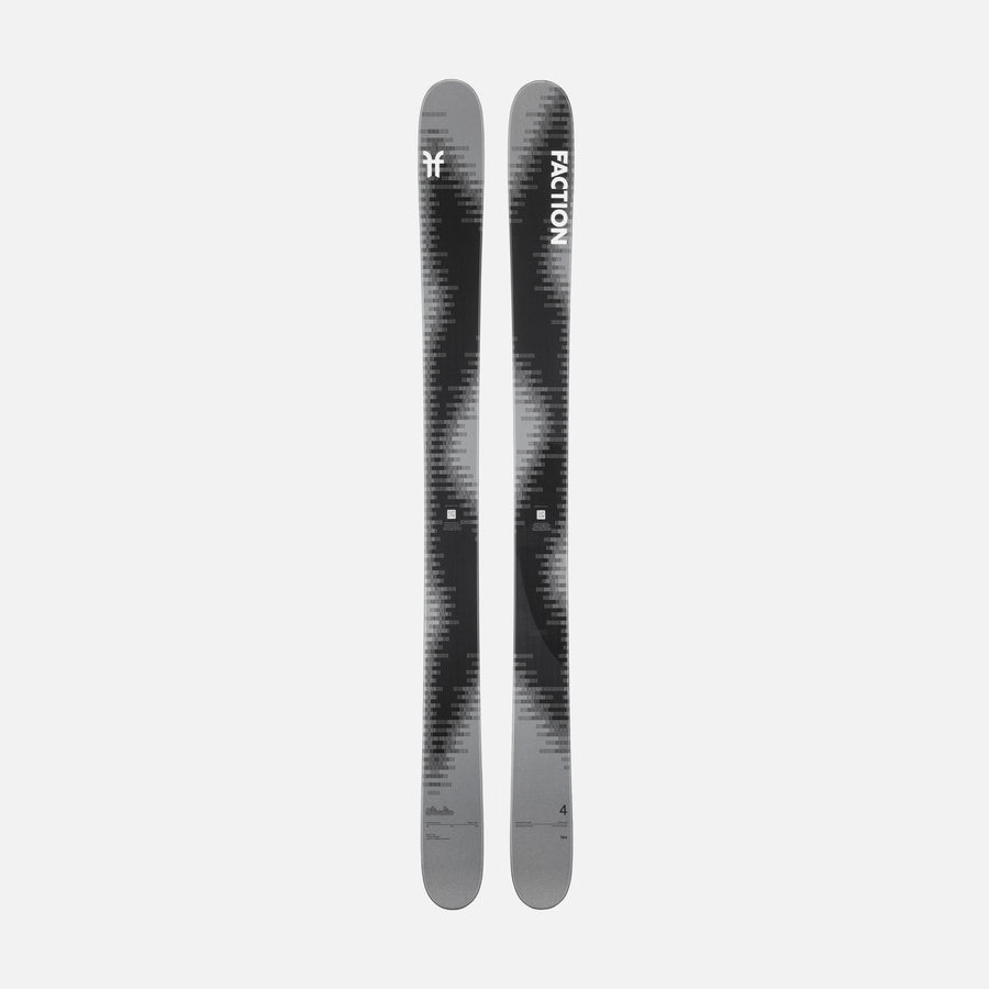 Faction Studio 4 black freeride ski topsheet 2027