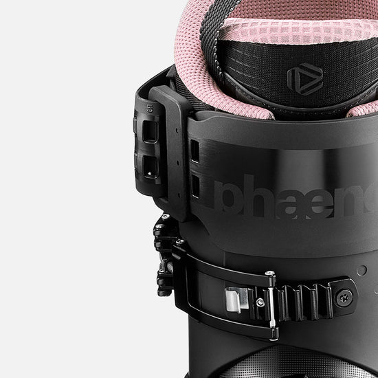 Phaenom fs 01 all mountain freeski ski boot 110 flex side view 