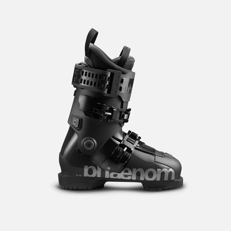 Phaenom 01 a youth / intermediate all mountain freeski ski boot 80 flex side view