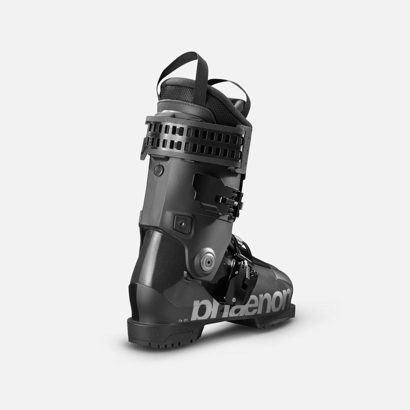 Phaenom 01 a youth / intermediate all mountain freeski ski boot 80 flex side view