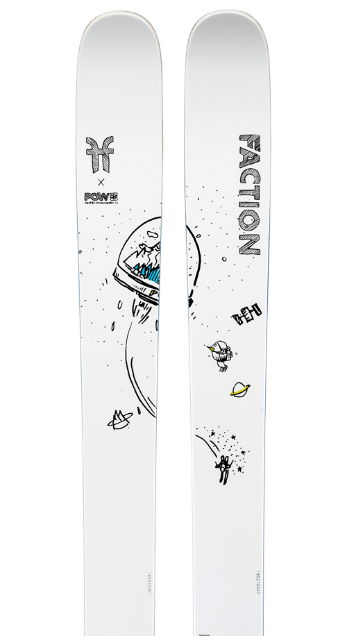 Faction Skis 2023 Agent 4 POW Collab | Limited Edition Backcountry Faction Skis 2023 Agent 4 POW Collab | Limited Edition Backcountry
